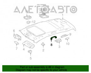 Ручка потолка передняя Mercedes X164 GL беж