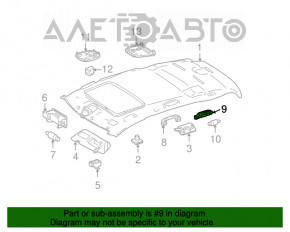 Ручка потолка задняя правая Mercedes W164 ML