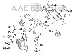 Датчик рівня рідини бачка омивача Mercedes W164 ML