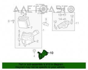 Воздухоприемник правый Infiniti G25 G35 G37 4d 06-14