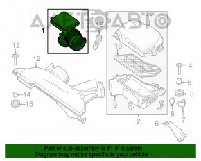 Повітропровід Nissan Altima 13-