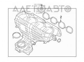 Коллектор впускной Toyota Prius 30 10-15