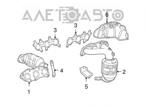 Захист колектора перед Toyota Sienna 04-10 3.5