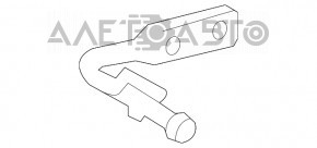 Кронштейн глушителя задний правый Lexus RX350 RX450 10-15