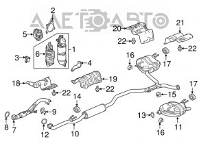 Приймальна труба Honda Accord 18-221.5T