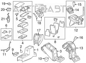 Накладка шіфтера Jeep Patriot 11-17