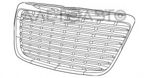 Решетка радиатора grill Chrysler 300 11-14 дорест под птф