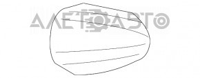 Заглушка зовнішньої ручки зад прав Dodge Dart 13-16