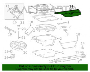 Шторка багажника Jeep Cherokee KL 14-18 черн