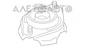 Опора амортизатора задняя правая Subaru XV Crosstrek 13-17 ржавая