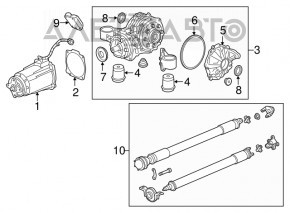 Карданный вал кардан Chevrolet Equinox 10-17