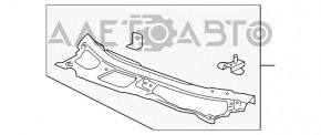 Поддон дворников металл Chevrolet Equinox 10-17