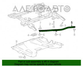 Распорка переднего подрамника левая Chevrolet Camaro 16-