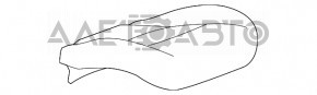 Пассажирское сидение Chevrolet Volt 11-15 без airbag, кожа individualбордо