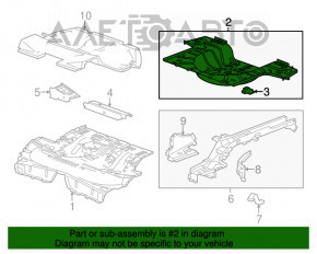 Корито багажника Chevrolet Malibu 13-15