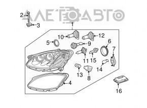 Блок розпалу лев Mercedes W221 07-09