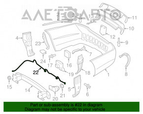 Проводка парктроников Mercedes W221