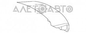 Крышка багажника Mercedes W221 06-13 серебро крашенная