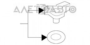 Датчик абсолютного давления map sensor Subaru Legacy 15-19