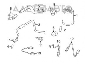 Лямбда-зонд перший Nissan Altima 13-18 2.5