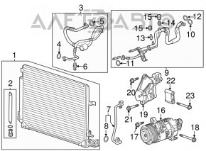 Компресор кондиціонера Cadillac CTS 14-3.6 447280-9680