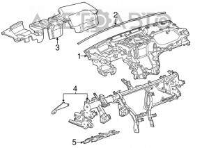 Труба подторпедная посилення Cadillac ATS 13-