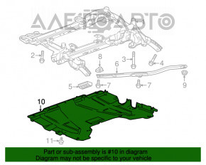 Защита двигателя Cadillac ATS 13- rwd