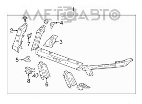 Планка телевизора ресничка правая Cadillac ATS 13-