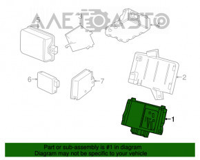 Active Saf Control Module Chevrolet Volt 16-