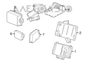 Active Saf Control Module Chevrolet Volt 16-