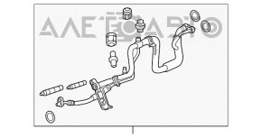 Трубка кондиціонера компресор-грубка Chevrolet Camaro 16- 2.0