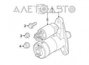 Стартер Nissan Versa Note 13-19 1.6