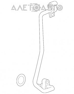 Трубка кондиціонера на Конденсер Chevrolet Camaro 16- 2.0