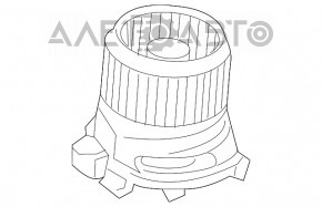 Мотор вентилятор печки Mercedes CLA 14-19