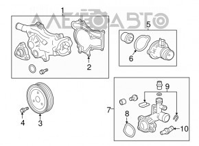 Помпа водяна Buick Encore 13-