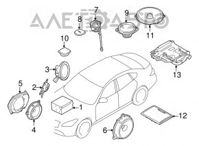 Комп'ютер навігації Infiniti JX35 QX60 13-17