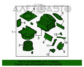 Печка в сборе Nissan 350z