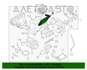 Випарник Nissan Leaf 11-17