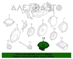 Кабвуфер Infiniti G25 G35 G37 4d 06-14 BOSE