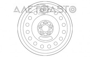 Запасне колесо докатка Subaru Forester 19- SK R17 145/80