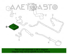 TELEMATICS CONTROL MODULE Nissan Murano z52 15-