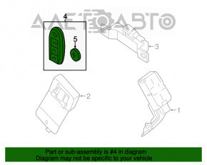 Ключ Nissan Pathfinder 13-20Smart з автозапуском 5 кнопок