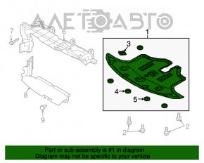 Защита двигателя Kia Sorento 16-20