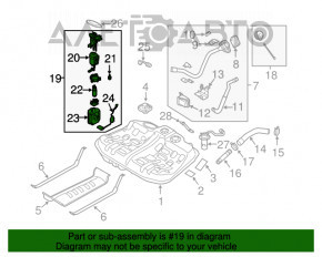 Топливный насос бензонасос Hyundai Sonata 11-12 hybrid