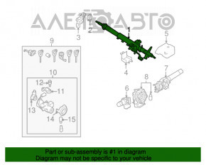 Рульова колонка Subaru Outback 10-12