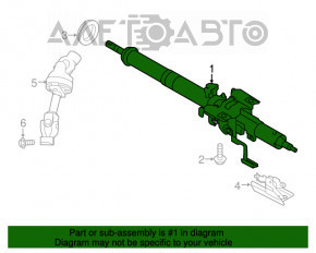 Рульова колонка Subaru Legacy 15-19