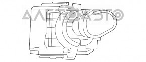 Подрулевой переключатель правый Honda HR-V 16-22 тип 2