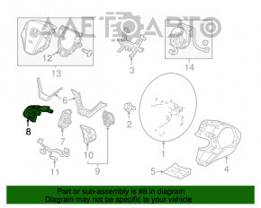 Кнопки руля левые Honda CRV 12-16