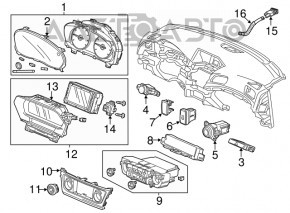 Кнопка start-stop Acura ILX 13-18