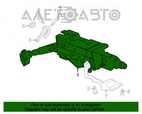 Рульова колонка VW CC 08-17